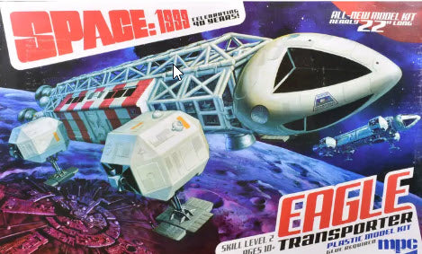 Eagle Transporter Spacecraft "Celebrating 40 Years" "Space: 1999" (1975-1977) TV Series 1/48 Scale Skill 2 Model Kit  by MPC